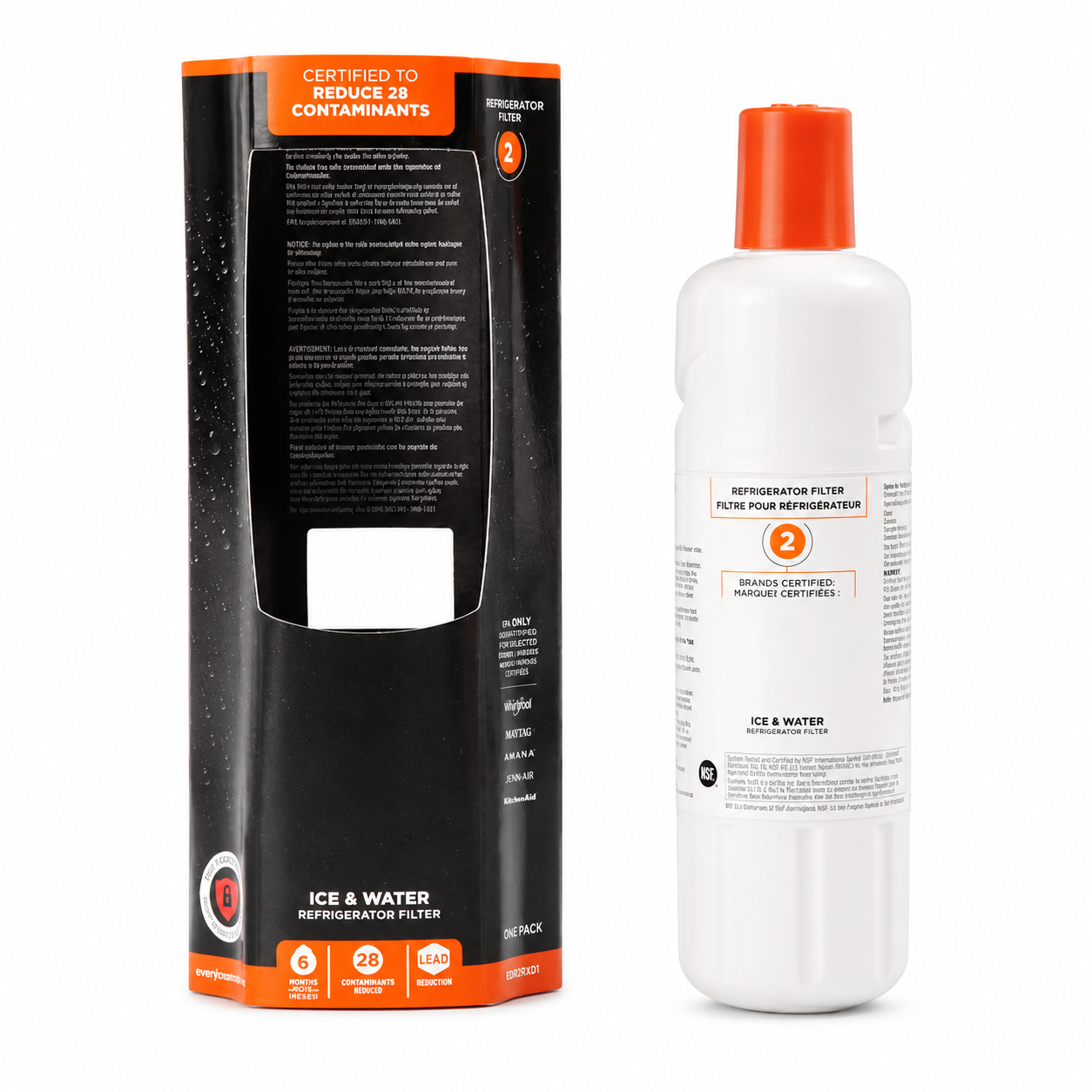 EveryDrop 2 Compatible Refrigerator Water Filter Replacement product image